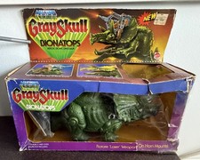 MASTERS OF THE UNIVERSE BIONATOPS DINOSAUR TRICERATOPS 1986 GRAYSKULL VTG NIB