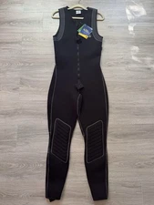 NRS 3.0 MM Farmer John Wetsuit Mens Size Large Gray and Black Sleeveless NWT