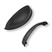 2 PCS 4 Inch Matte Black Cabinet Cup Drawer Pulls Kitchen Hardware Handles