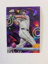 2025 TOPPS CHROME COSMIC CAL RALEIGH PURPLE NEBULA REFRACTOR /150