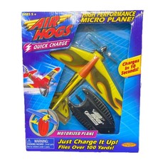 Vintage 2002 Air Hogs Quick Charge Motorized Micro Plane Spin Master Toys