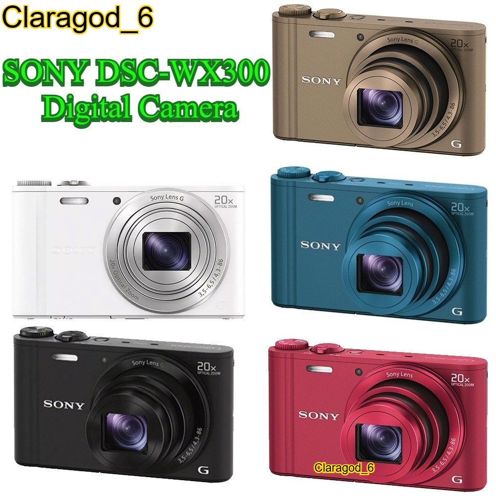 SONY Cyber-Shot DSC-WX300 Digital Camera 18.2MP 20xOptical