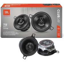 Jbl Club 34f Dash Speakers 75 Watts Peak Size 3.5 For 1987-1993 Ford Mustang