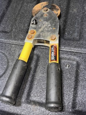 HK Porter 6990FS Compact Ratcheting Cable Cutter 14'' - Electrician Tool