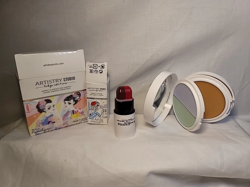 Artistry Studio (2-Pc Combo) Color Correct Perfect Face Compact & Cheek Lip Duo - Image 2 of 4