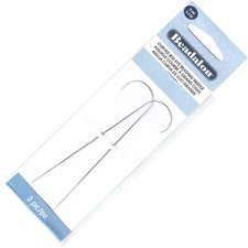 Big Eye Curved Beading Needles 2/Pkg-3.5"