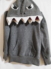 DoodlePants Shark Bite Hoodie 4T (Preowned)
