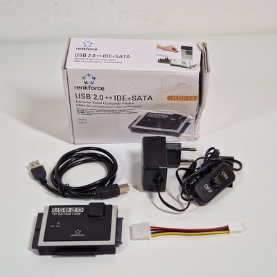 Renkforce Festplatten Adapter USB 2.0 zu IDE+SATA Konverter USB 2.0 Zubehör