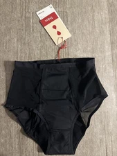 NWT Thinx Period Underwear Size XS Hi-Waist Taillenslip Black -HEAVY