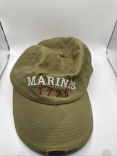 US Marines 1775 Strapback Baseball Cap Green OS Adjustable Distressed Cap King