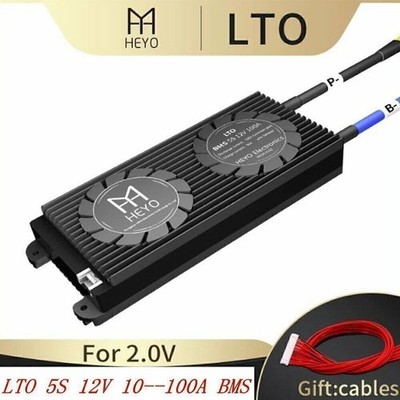 US For LTO 5S 12V 20A 40A BMS PCB Battery Management System With Common Port