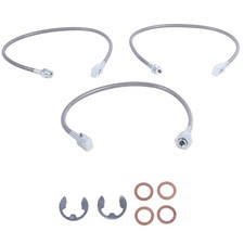 Stainless Brake Hose Line Kit For 1988-1998 Chevy/GMC K1500 K2500 4WD 4" Lift US