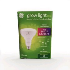 GE Grow Light LED Bulb For Seeds Greens BR30 Medium Base