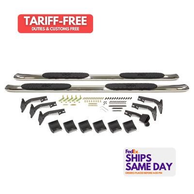 Westin 21-23560, Pair of Fits Pro Traxx 4in Step Bar 09- Dodge Crew Cab Stainles - Picture 1 of 9