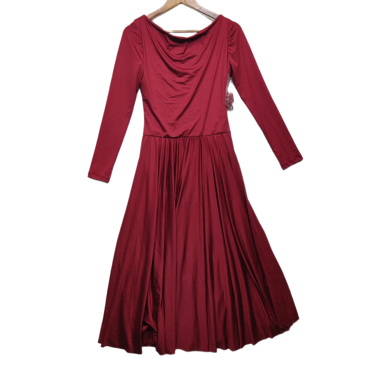 burgundy praise dance dress Women's Dresses for sale 100cm 45.5 inch/116cm XXL