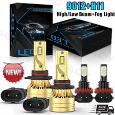 For Chrysler 200 2013-2015 6000k White Led Headlight Hilo Beam Fog Light Bulbs For Chrysler 200 2013-2015 6000k White Led Headlight Hilo Beam Fog Light Bulbs