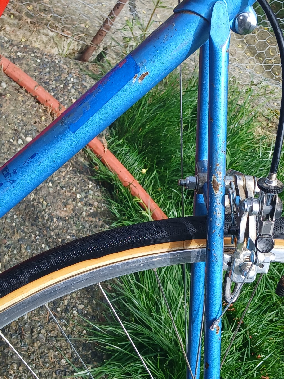 Nishiki International Road Bike 27in Blue Drop Bar Side Pull