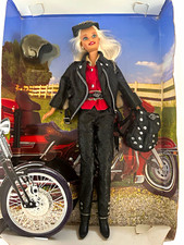1997 Harley Davidson Barbie Limited Edition 17692 Used Damaged Outfit Box