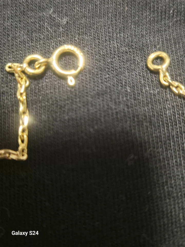 Diamanten Collier 750 GelbGold - Bild 4 von 4