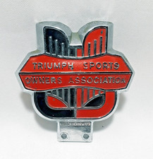 Vintage Triumph Tsoa Grille Badge J Fray England Tr3 Tr4 Tr6 Spitfire Car 1960s Vintage Triumph Tsoa Grille Badge J Fray England Tr3 Tr4 Tr6 Spitfire Car 1960s