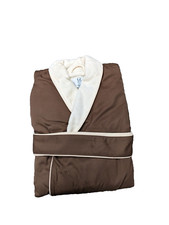 NWT NEW LUXURIOUS UNISEX GUEST SPA MICROFIBER BATHROBE ROBE OSFA OSFM