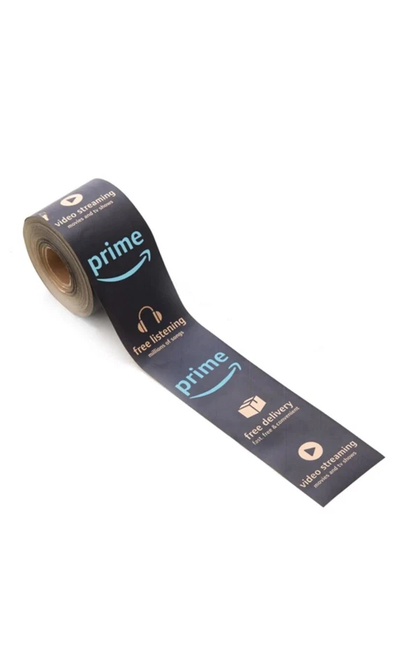 4 ROLLS! 3 Inch X 164 Ft Kraft Tape Amazon Prime Self Adhesive Ships From USA - Image 2 of 4
