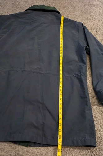 Vintage Men's Woolrich Wool Plaid Lined Long Parka Jacket Size Large - Picture 9 of 10