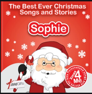 SOPHIE / SOFI THE BEST EVER CHRISTMAS SONGS & STORIES PERSONALISED CHILDREN'S CD