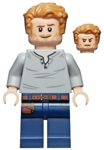 LEGO Jurrassic World: Owen Minifigure with Swamp Speeder and Baby Raptor - Picture 2 of 6