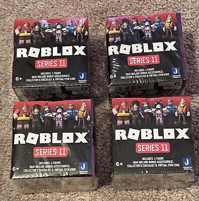 Roblox Series 11 Figure & Virtual Item Code Purple Blind Bag Box