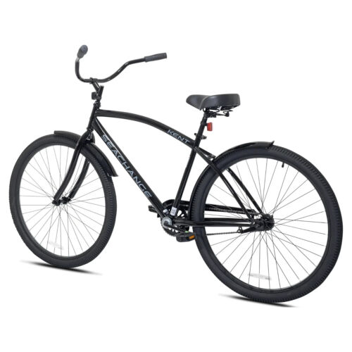 Men's 29" Seachange Classic Beach Cruiser Bike Steel Frame Comfort Ride, Black - Picture 3 of 8