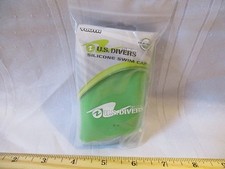 New Youth Sized US Diver Silicone Swim Cap Swimming Head Covering Bald Head