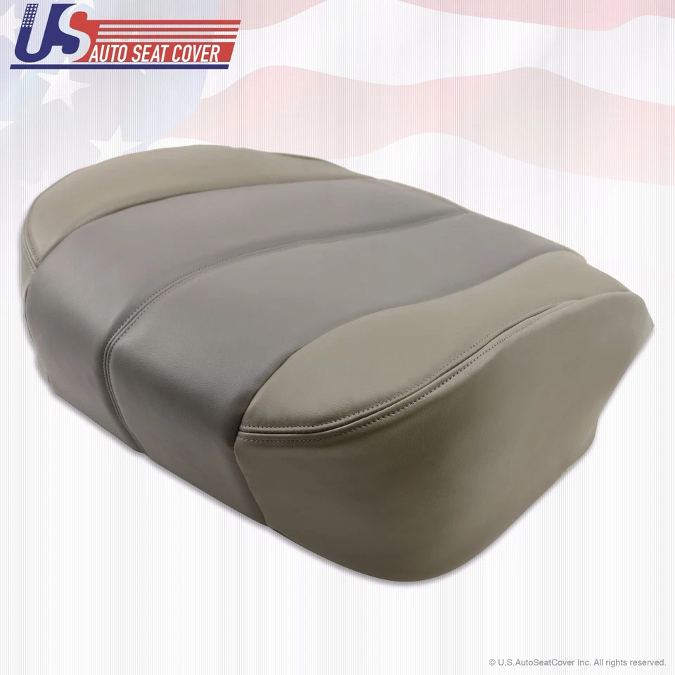 2001 2002 年适合吉姆西 Yukon Denali 发球杆底部皮革座椅套 2 色灰色 — 第 4/4 张图片