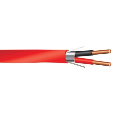 500' 16/2 Shielded FPLR Riser Data Grade Fire Alarm Cable Red Jacket 300V