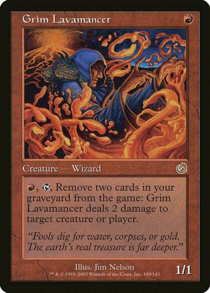 Grim Lavamancer - Torment LP MTG