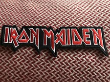 Iron Maiden Rock Band Sew or Iron on Patch NEW 6.5  X 1.5  