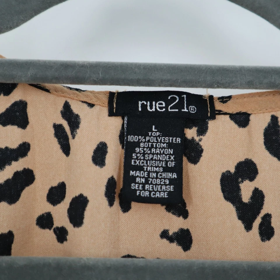 Body Rue21 Estampado Animal Para Mujer L Tostado Informal Elegante Moda Mob Esposa Ropa de Oficina Foto 2 de 4