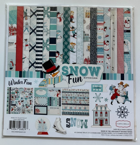 Carta Bella 12 x 12 Scrapbook Kit-Variations-Practically Perfect, Snow Fun, More - Picture 33 of 42