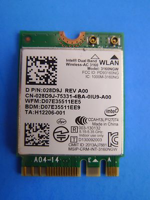 Dell Inspiron 5447 7547 Intel Dual WiFi Wireless Bluetooth 4.0 Card (A00) 28D9J