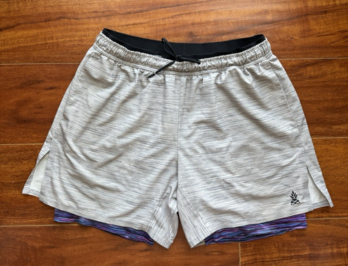 Chubbies Men's Athletic Short Size Medium 5.5" Inseam Grey