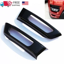 Black Front Bumper Fog Light Lamp Cover For Range Rover Sport 2014-2017 2015 16