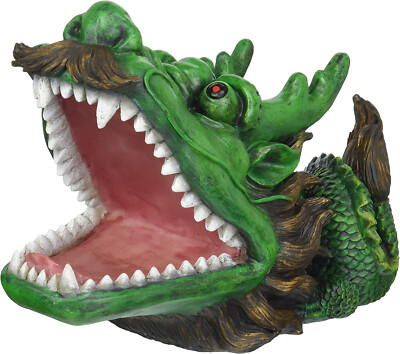 Penn-Plax Deco-Replicas Sea Creature Dragon L 10.5'' Aquarium Fish Tank Ornament