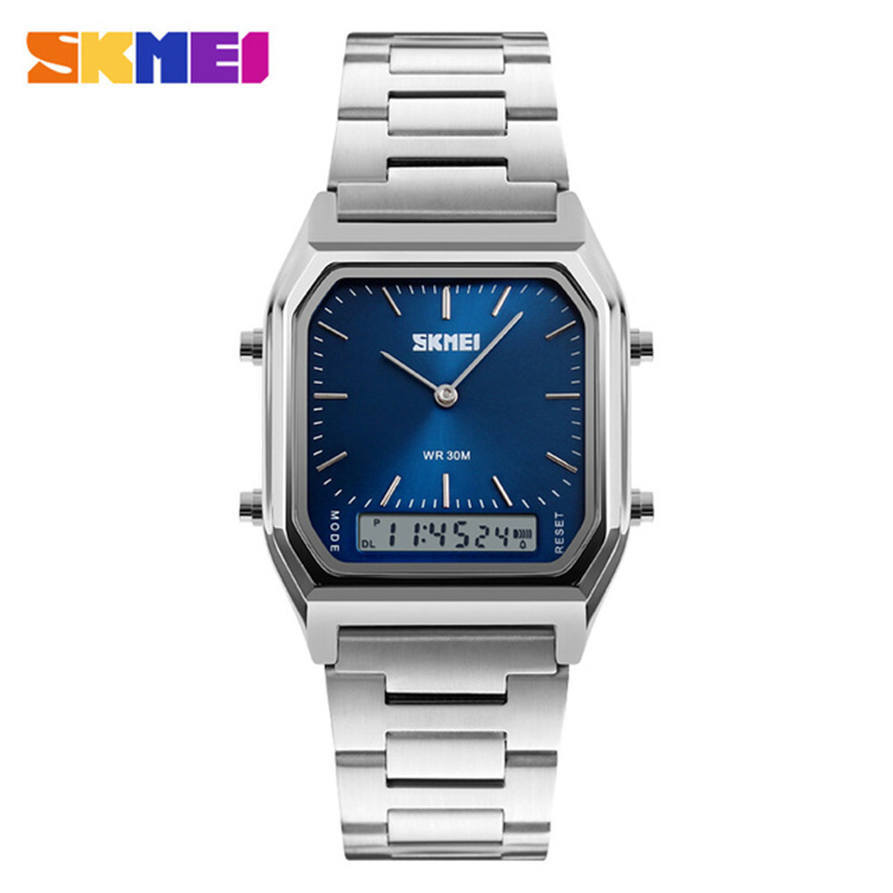 ゴッド SKMEI Men Quartz Watches with LED Digital Wristwatch Luxury Brand