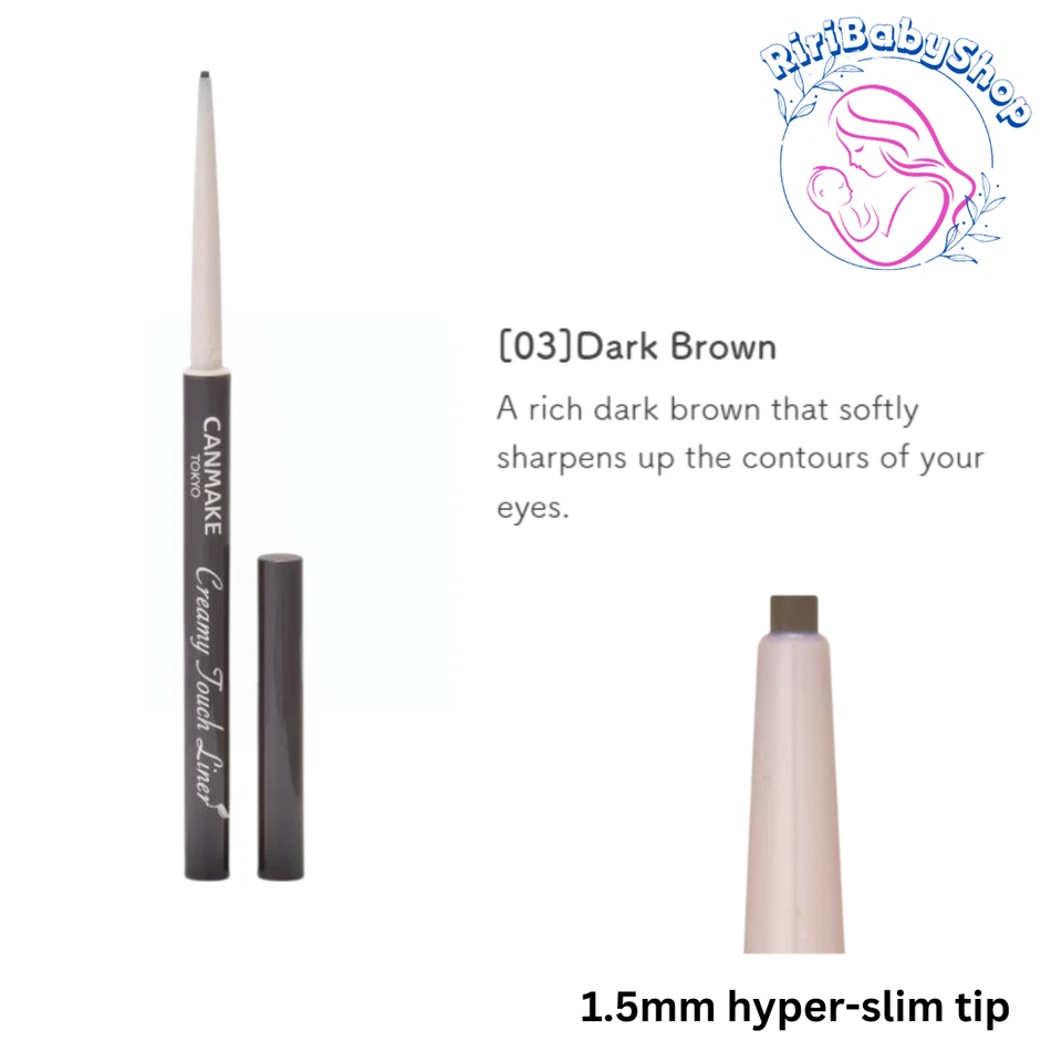 [CANMAKE] Кремовая сенсорная подводка для глаз No03 темно-коричневая НОВАЯ БЕСПЛАТНАЯ ДОСТАВКА - Изображение 4 из 4