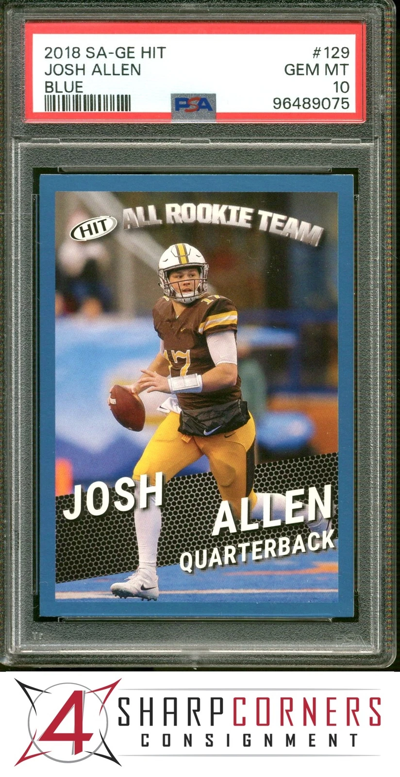 Josh Allen SA-GE Hit #129 Blue