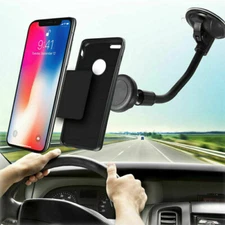 360° Mount Car Holder Windshield Stand For iPhone Samsung Mobile Cell Phone GPS