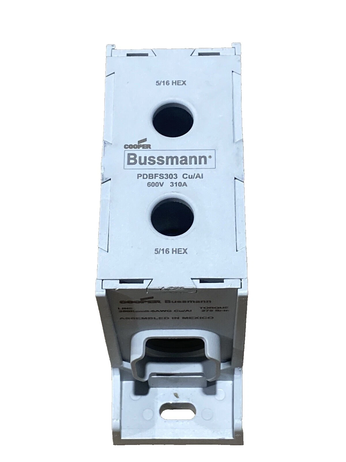 Bloques de terminales Bussmann 1 puertos