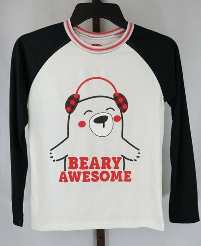 Holiday Time Kids Boy Girl Unisex 2 Pc Holiday Graphic Pajamas Set Size M/ 7-8 - Picture 2 of 7
