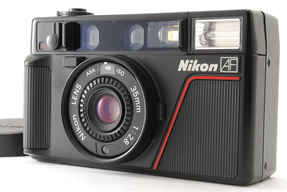 [CASI COMO NUEVA con estuche] Cámara fotográfica Nikon L35 AF ISO 400 apuntar y disparar 35 mm JAPÓN #55 Foto 2 de 4