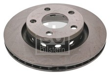 2x Febi Rear Vented Brake Discs Fits Audi Vw A6 Passat 269mm